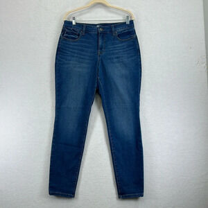Style & Co Jeans Women’s Sz 10S Med Wash Blue Skinny Cotton/Poly/Spandex